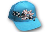 CHOP YOUR OWN WOOD CAP/TURQUOISE BLUE