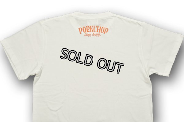 画像2: PORK FRONT S/S TEE/WHITE×ORANGE