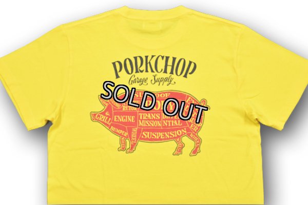 画像2: PORK BACK S/S TEE/YELLOW×BKRD