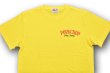 画像1: PORK BACK S/S TEE/YELLOW×BKRD