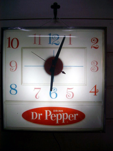 画像1: Dr Pepperクロックライト